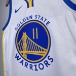 23 Season Warriors V-neck White No.11 Thompson - Image 3
