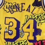 MN Heat Pressed Vintage : SW Lakers' 96/97 Graffiti 34 O'Neal - Image 4