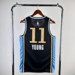 24 Season Atlanta Hawks City Edition  #11 Young - Image 2