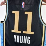 24 Season Atlanta Hawks City Edition  #11 Young - Image 5