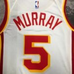 Atlanta Hawks White  #5 Murray - Image 3