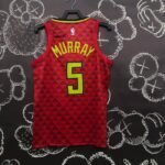 Atlanta Hawks Red Square  #5 Murray - Image 2