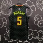 Atlanta Hawks Black Square  #5 Murray - Image 2