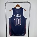 2024 Olympic Basketball USA Blue No.10 Tatum - Image 2