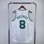 23 Season Boston Celtic White No.8 Porzingis - Image 2