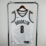 23 Season Brooklyn Nets White  No. 8 CUI