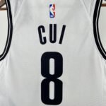 23 Season Brooklyn Nets White  No. 8 CUI - Image 9