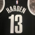 23 Season Brooklyn Nets Black  No.13 Harden - Image 3