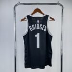 23 Season Brooklyn Nets Black  No. 1 Bridges - Image 2
