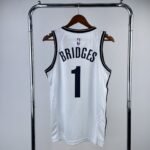 23 Season Brooklyn Nets White  No. 1 Bridges - Image 2