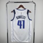 Dallas Mavericks White#41 - Image 2
