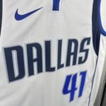 Dallas Mavericks White#41 - Image 5