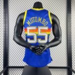 MN Heat Press Retro: Denver Nuggets 1991/92 Blue No.55 Mutombo - Image 4