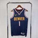 23 Season Denver Nuggets Purplish Blue  No.1 Porter