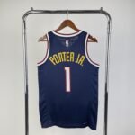 23 Season Denver Nuggets Purplish Blue  No.1 Porter - Image 2