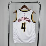 23 Season Denver Nuggets White  No.4 Westbrook - Image 2