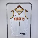 23 Season Denver Nuggets White  No.1 Porter