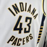 23 Season Indiana Pacers Home  White No.43 Siakam - Image 4