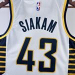 23 Season Indiana Pacers Home  White No.43 Siakam - Image 8