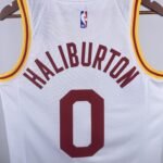 20 Season Indiana Pacers White  No.0 Haliburton - Image 6