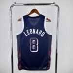 2024 Olympic Basketball USA Blue No.8 Leonard - Image 2