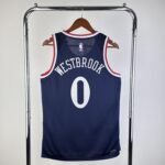 24/25 Season Los Angeles Clippers Away  No.0 Westbrook - Image 2