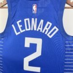 23 Season Los Angeles Clippers Away Blue  No.2 Leonard - Image 6