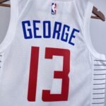 23 Season Los Angeles Clippers Home White  No.13 George - Image 4