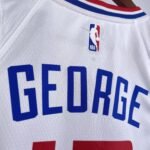 23 Season Los Angeles Clippers Home White  No.13 George - Image 5