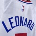 23 Season Los Angeles Clippers Home White  No.2 Leonard - Image 5