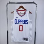 23 Season Los Angeles Clippers Home White  No.0 Westbrook
