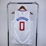 23 Season Los Angeles Clippers Home White  No.0 Westbrook - Image 2
