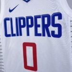 23 Season Los Angeles Clippers Home White  No.0 Westbrook - Image 4