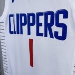 23 Season Los Angeles Clippers Home White  No.1 Harden - Image 4