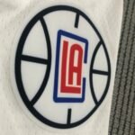 Los Angeles Clippers White Shorts - Image 3