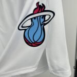Miami Heat White Shorts - Image 3