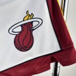 23 Season Miami Heat White Shorts - Image 3