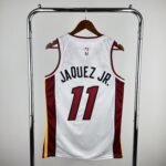 23 Season Miami Heat White  No.11 Jaquez - Image 2