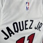 23 Season Miami Heat White  No.11 Jaquez - Image 6