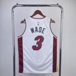 23 Season Miami Heat White  No.3 Wade - Image 2