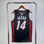 23 Season Miami Heat Black  No.14 Herro - Image 2