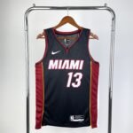 23 Season Miami Heat Black  No.13 Aderayo