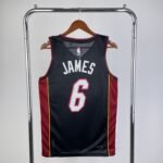 23 Season Miami Heat Black  No.6 James - Image 2