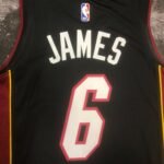 23 Season Miami Heat Black  No.6 James - Image 5