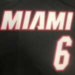 23 Season Miami Heat Black  No.6 James - Image 6