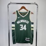 23 Season Milwaukee Bucks Away Version  No.34