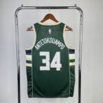 23 Season Milwaukee Bucks Away Version  No.34 - Image 2