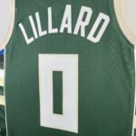 23 Season Milwaukee Bucks Away Version  No.0 Lillard - Image 4
