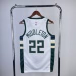 23 Season Milwaukee Bucks Home Version  No.22 MIDDLETON - Image 2