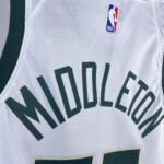 23 Season Milwaukee Bucks Home Version  No.22 MIDDLETON - Image 5